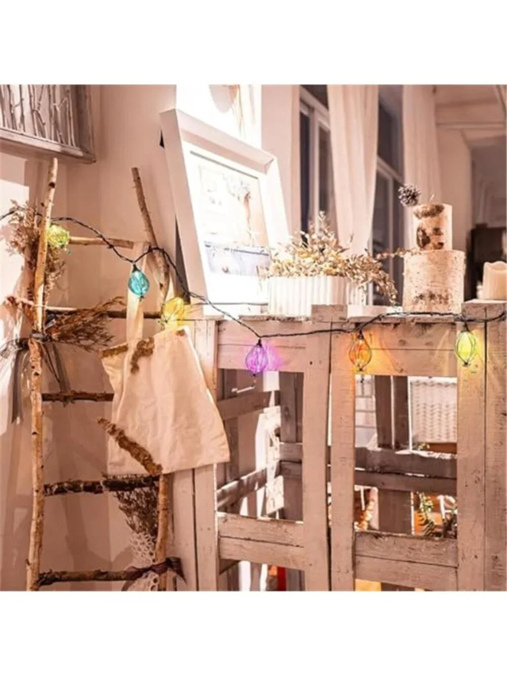 Outdoor String Lights Multicolor LED Patio Lights Waterproof Party Wedding